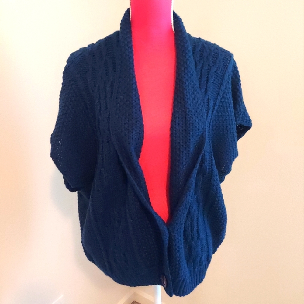 Plus Size Vintage Partners II Cardigan Sweater Vest Still with Tags, Size 26W